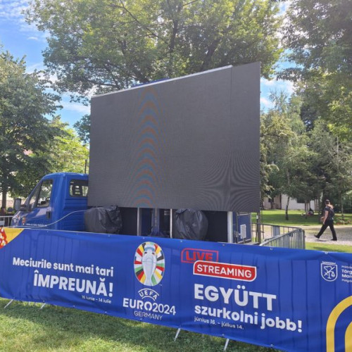 Primăria Târgu Mureș invită spectatorii la Cetatea Medievală pentru vizionarea meciului România-Ucraina