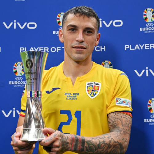 Nicolae Stanciu, desemnat cel mai bun jucător al meciului România-Ucraina la EURO 2024