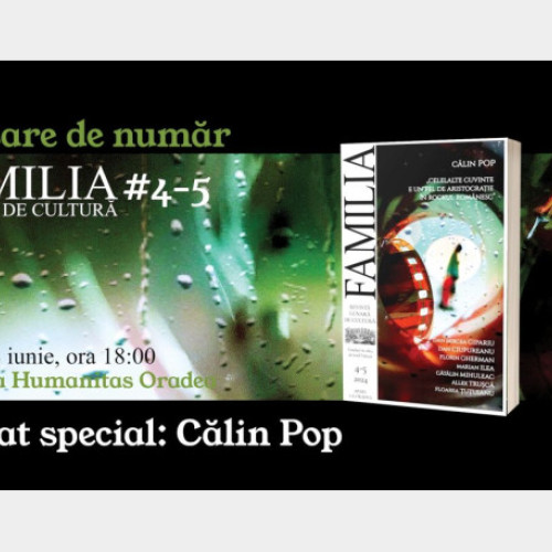 Lansarea numărului dublu al Revistei "Familia" la Librăria Humanitas