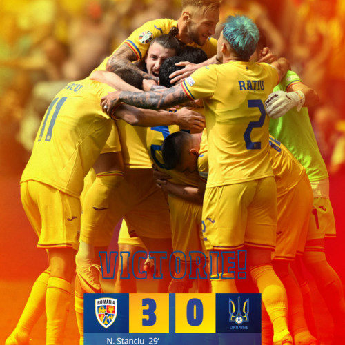 România triumfă în debutul de la EURO 2024