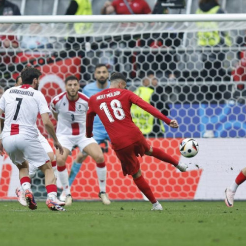 Turcia a învins Georgia cu emoții în primul meci din Grupa F la EURO 2024