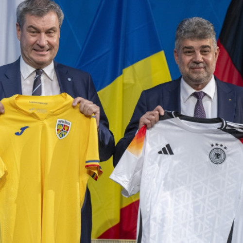 Premierul Marcel Ciolacu a dus mici congelati liderului bavarez