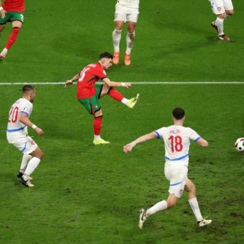Portugalia câștigă la limită în fața Cehiei la EURO 2024
