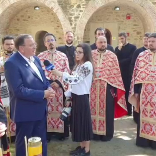 Slujba de pomenire a domnilor Moldovei în Cetatea de Scaun a Sucevei, în cadrul Programului Ștefanian