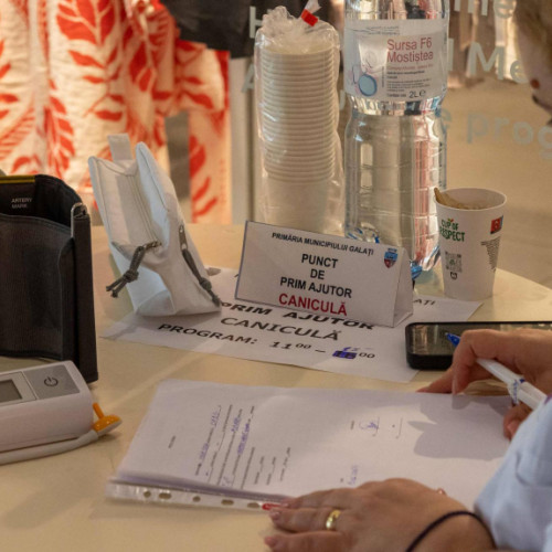 Centre de prim-ajutor activate pe perioada caniculei în Galați