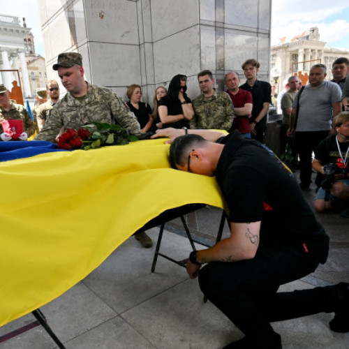 Funeraliile Pilotului Ucrainean Valentin Korenchuk, Supranumit &quot;Fantoma Kievului&quot;