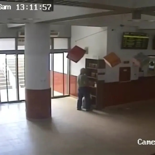 Incident nefericit la biblioteca din Gara Constanța