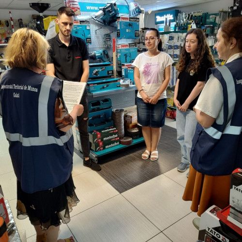 Inspectoratul Teritorial de Muncă Galați Supraveghează Piața Prodeuselor Industriale