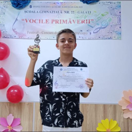 Scoala Gimnaziala Nr. 22 din Galati Gazduieste Festivalul-concurs de Muzica pentru Copii "Vocile Primaverii"