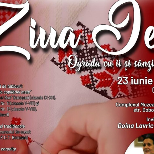 Activitatea "Ograda cu ii si sanziene" - Ziua Iei la Botoșani