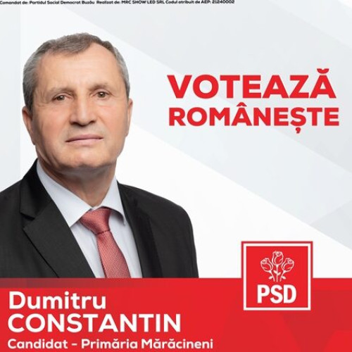 Dumitru Constantin: O Poveste de Succes în Fruntea Comunei Maracineni
