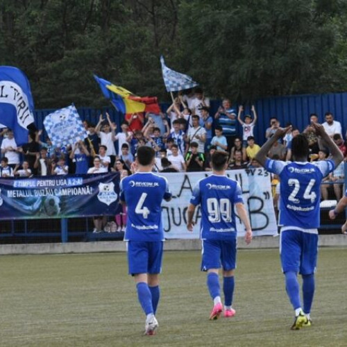 Metalul Buzău promovat în Liga a II-a: Bucurie uriașă pe stadionul "Cornel Negoescu"