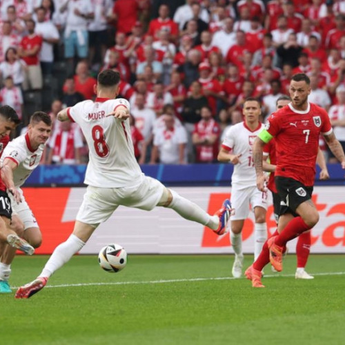 Austria învinge Polonia cu 3-1 în grupa D a Campionatului European - EURO 2024