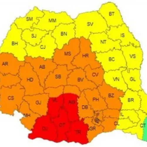 România se confruntă cu temperaturi extreme, majoritatea regiunilor sub coduri de caniculă