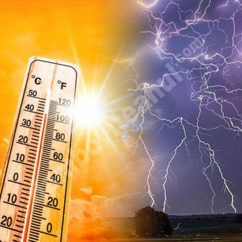 Avertizări meteo de la ANM: Coduri portocalii și galbene pentru ploi torențiale și caniculă
