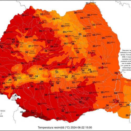 Val de căldură istoric în iunie, anunță ANM
