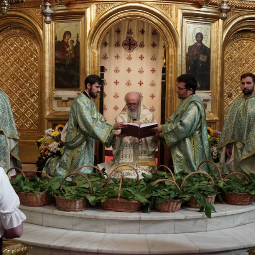 Credincioșii din Galați au sărbătorit Rusaliile la Catedrala arhiepiscopală