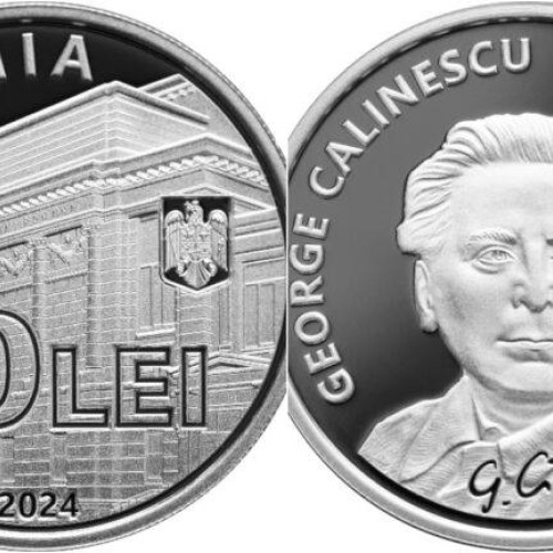 BNR lansează moneda dedicată aniversării de 125 de ani de la nașterea lui George Călinescu
