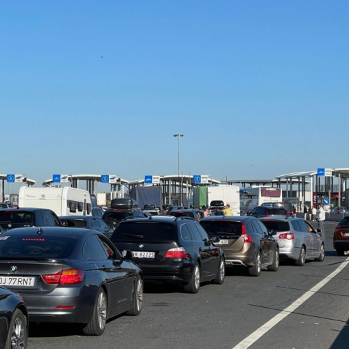 Aglomerație în vămi la ieșirea din țară