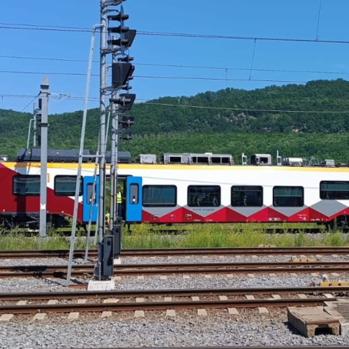 Trenul electric Alstom Coradia, teste de viteză în Alba