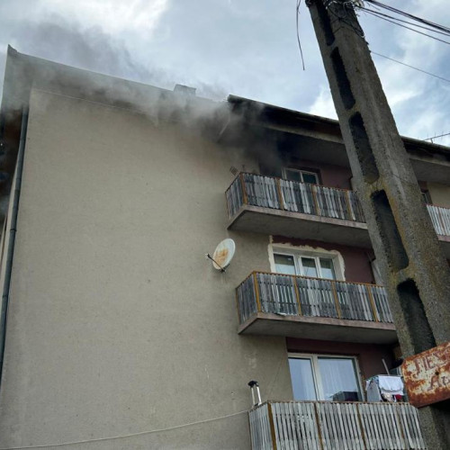 Incendiu într-un apartament din comuna Unirea