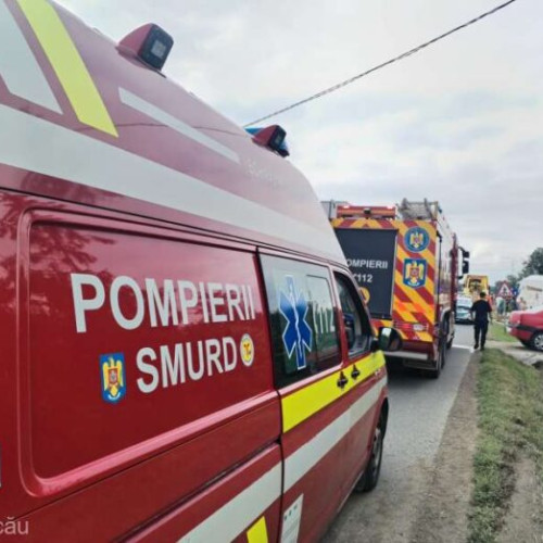 Un autocar cu 38 de minori și 10 adulți a ieșit în decor la Răcăciuni