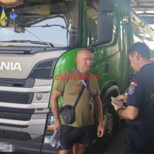 Politistii de frontiera de la Albita cerceteaza un barbat care a tractat o semiremorca neinmatriculata