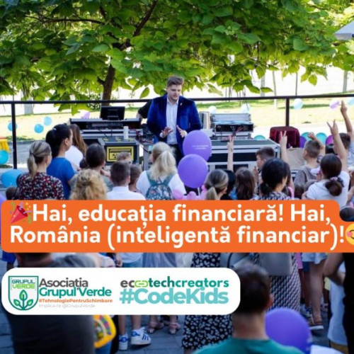 Asociaţia Grupul Verde a transformat hub-ul BCR din Craiova într-o Banca a Copiilor Responsabili