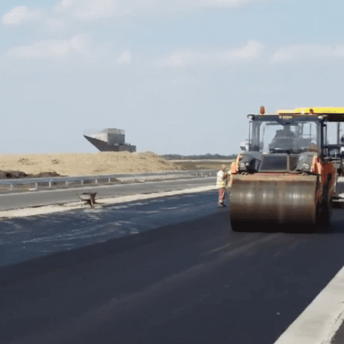 Progres rapid în construcția Autostrăzii A7 între Ploiești și Buzău