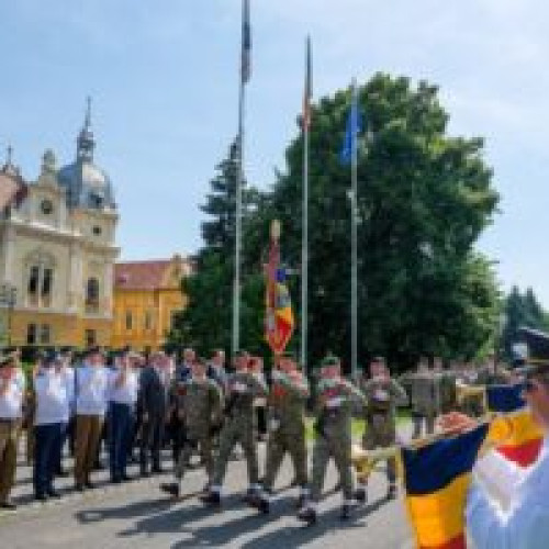 Viceprimarul Sebastian Rusu a participat la ceremonia de Ziua Drapelului National al României