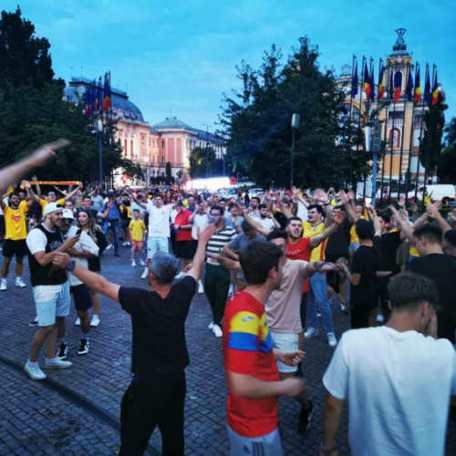 Clujenii sărbătoresc calificarea istorică în optimile Euro 2024