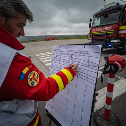 Exercitiu pentru gestionarea situatiilor de urgenta la Targu Mures