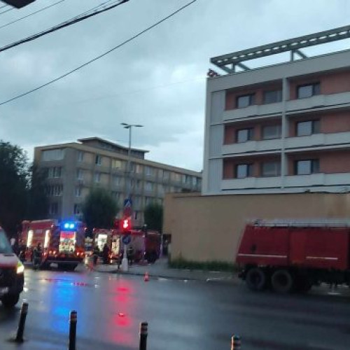 Incendiu la o unitate de cazare din Baia Mare