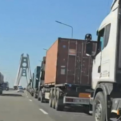 Aglomerație în Portul Constanța. Trafic blocat din cauza TIR-urilor.