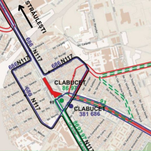 Modificări semnificative ale transportului public în cartierele Chitila, Bucureștii Noi și Dămăroaia din iulie 2024