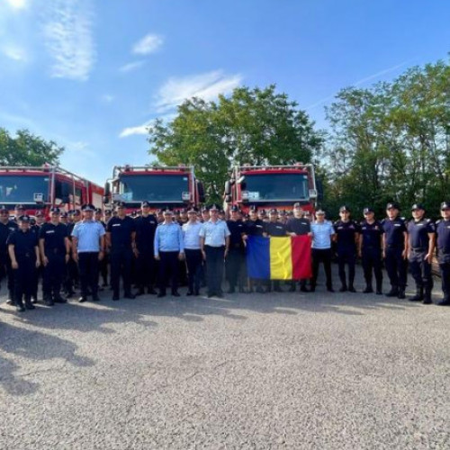 Pompierii români sprijină Franța în lupta împotriva incendiilor de pădure