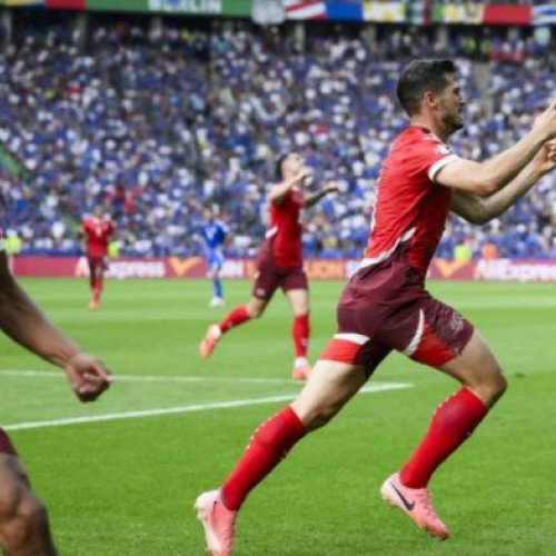 Elveția a dominat categoric Italia în partida de pe Olympiastadion