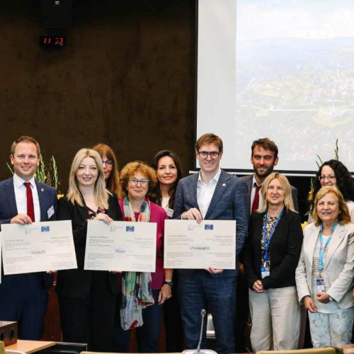 Ceremonia de decernare a Diplomelor Europene la Strasbourg
