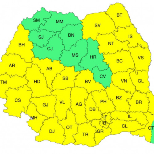 Avertizare de caniculă în aproape toată țara