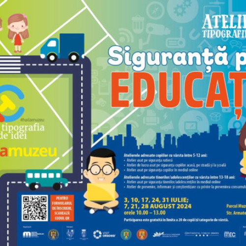 Ateliere de prevenție și siguranță pentru copii și adolescenți la Muzeul Țării Crișurilor