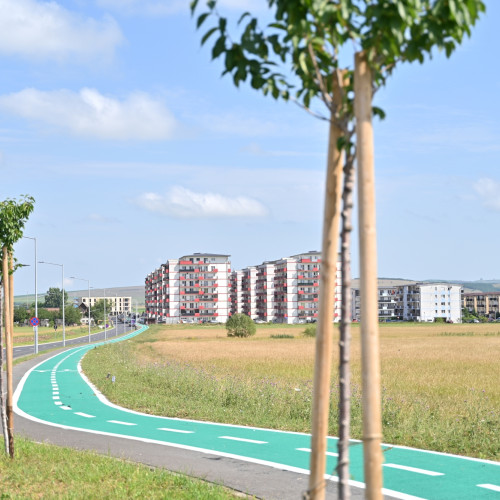 Primăria Sibiu finalizează lucrările de modernizare a străzii Bruxelles