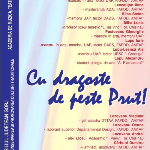 "Cu dragoste de peste Prut" – vernisaj la Târgu Jiu