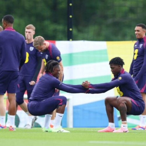 Lotul naționalei de fotbal a Angliei, pregătit pentru meciul cu Elveția