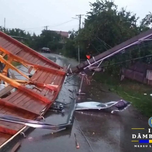 Vijelia de aseară creează haos în județul Dâmbovița