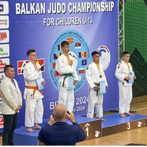 Matei Donici, campion balcanic la judo Under 13