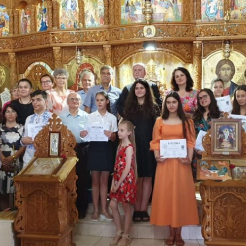 Biserica "Sfântul Mare Mucenic Mina" din Buzău a găzduit cea de-a treia ediție a Concursului literar "Lăsați copiii să vină la Mine!"