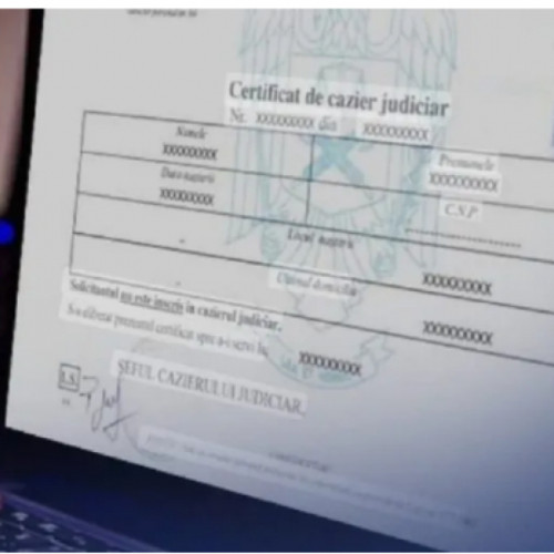 Certificatul de cazier judiciar poate fi obținut online gratuit