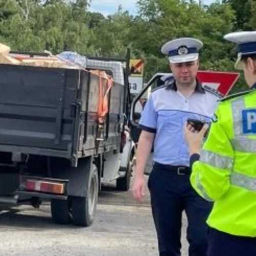 Transport ilegal de lemne descoperit în Botoșani