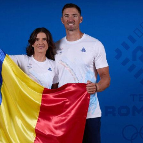 Soții Ionela și Marius Cozmiuc vor purta steagul României la deschiderea Jocurilor Olimpice de la Paris