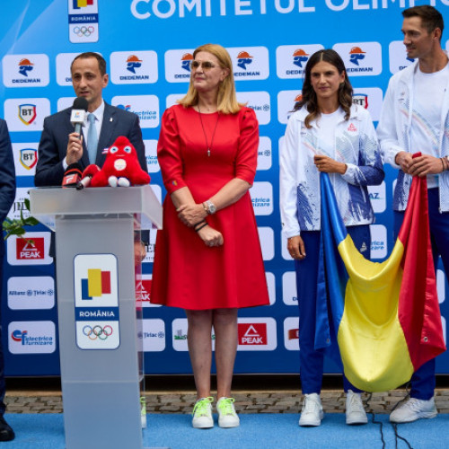 Ionela și Marius Cozmiuc, purtătorii drapelului României la Jocurile Olimpice de la Paris